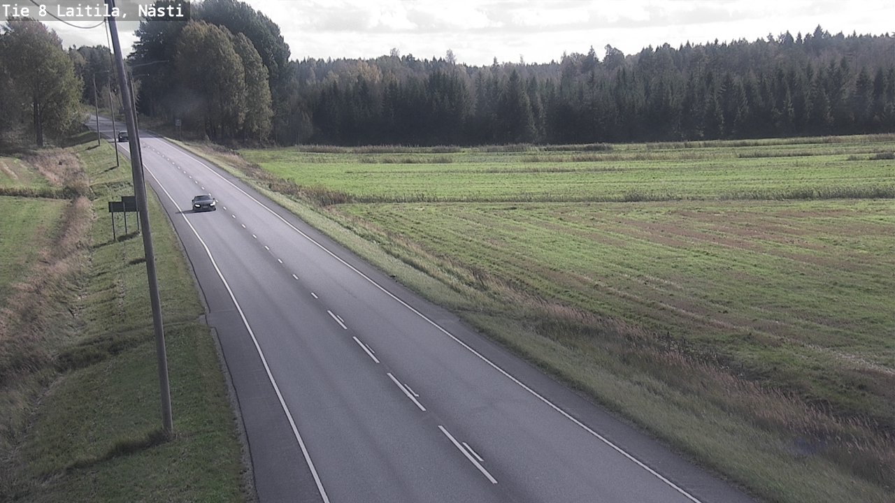 Weather Camera Image Road 8  Laitila, Nästi, Laitila, Varsinais-Suomi