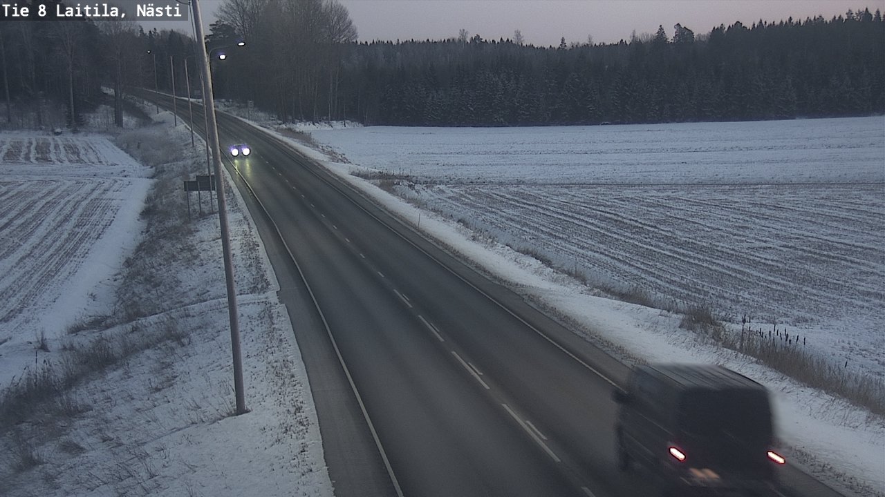 Weather Camera Image Road 8  Laitila, Nästi, Laitila, Varsinais-Suomi