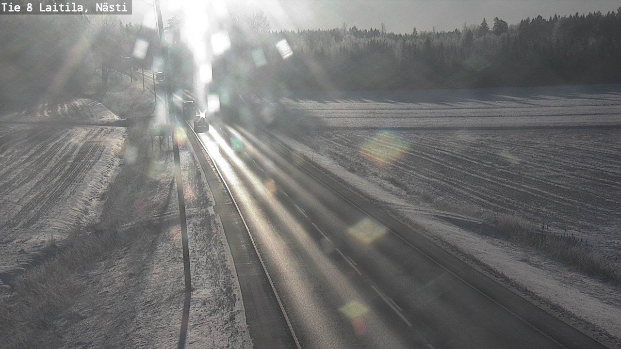 Weather Camera Image Road 8  Laitila, Nästi, Laitila, Varsinais-Suomi