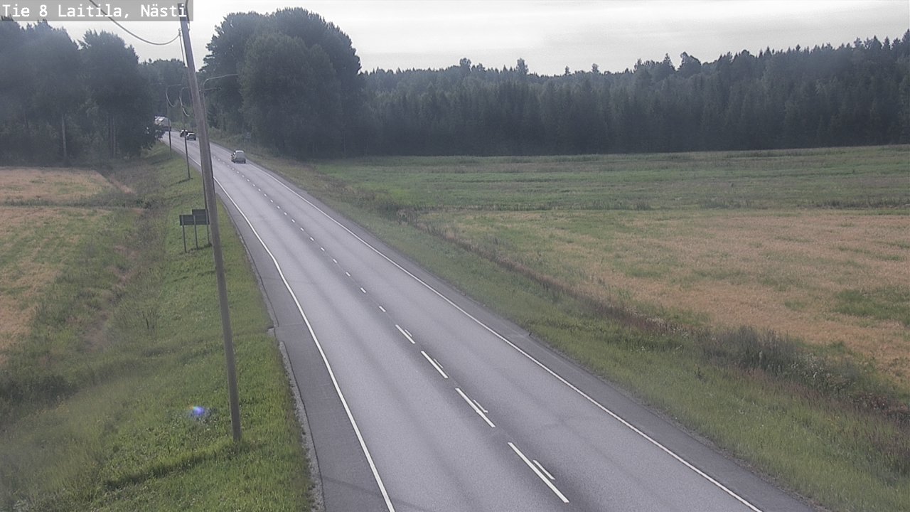 Weather Camera Image Väg 8  Letala, Nästi, Laitila, Varsinais-Suomi