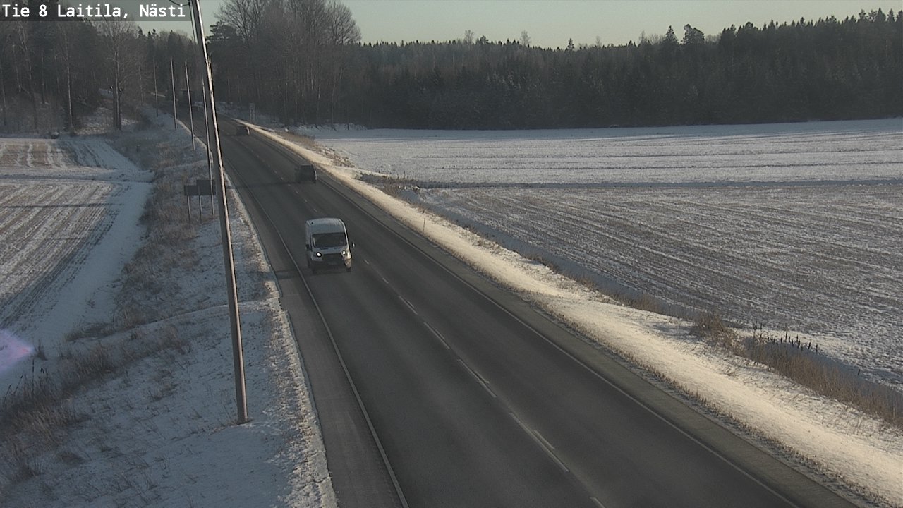 Weather Camera Image Road 8  Laitila, Nästi, Laitila, Varsinais-Suomi