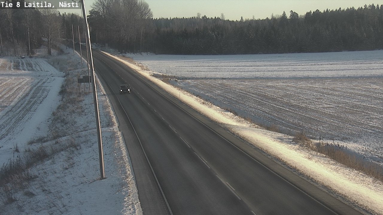 Weather Camera Image Road 8  Laitila, Nästi, Laitila, Varsinais-Suomi