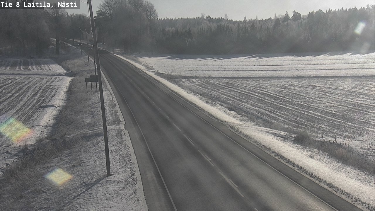 Weather Camera Image Road 8  Laitila, Nästi, Laitila, Varsinais-Suomi
