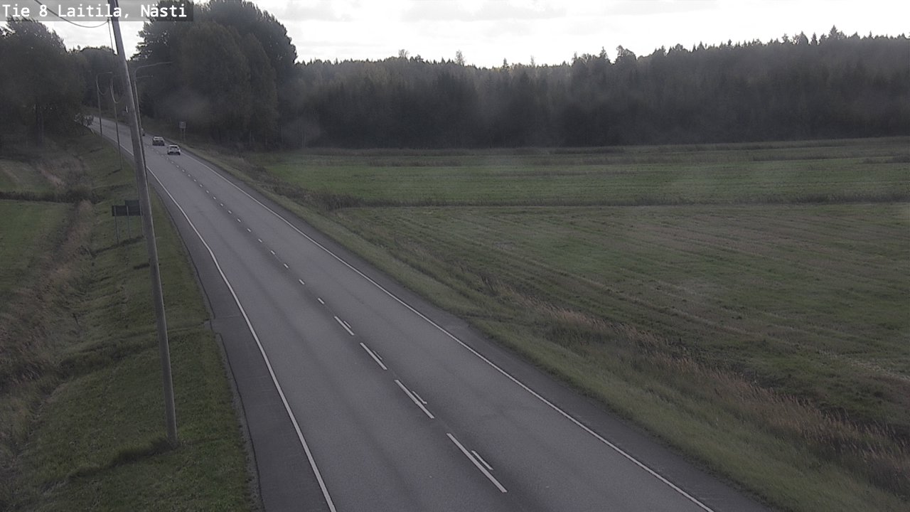 Weather Camera Image Road 8  Laitila, Nästi, Laitila, Varsinais-Suomi