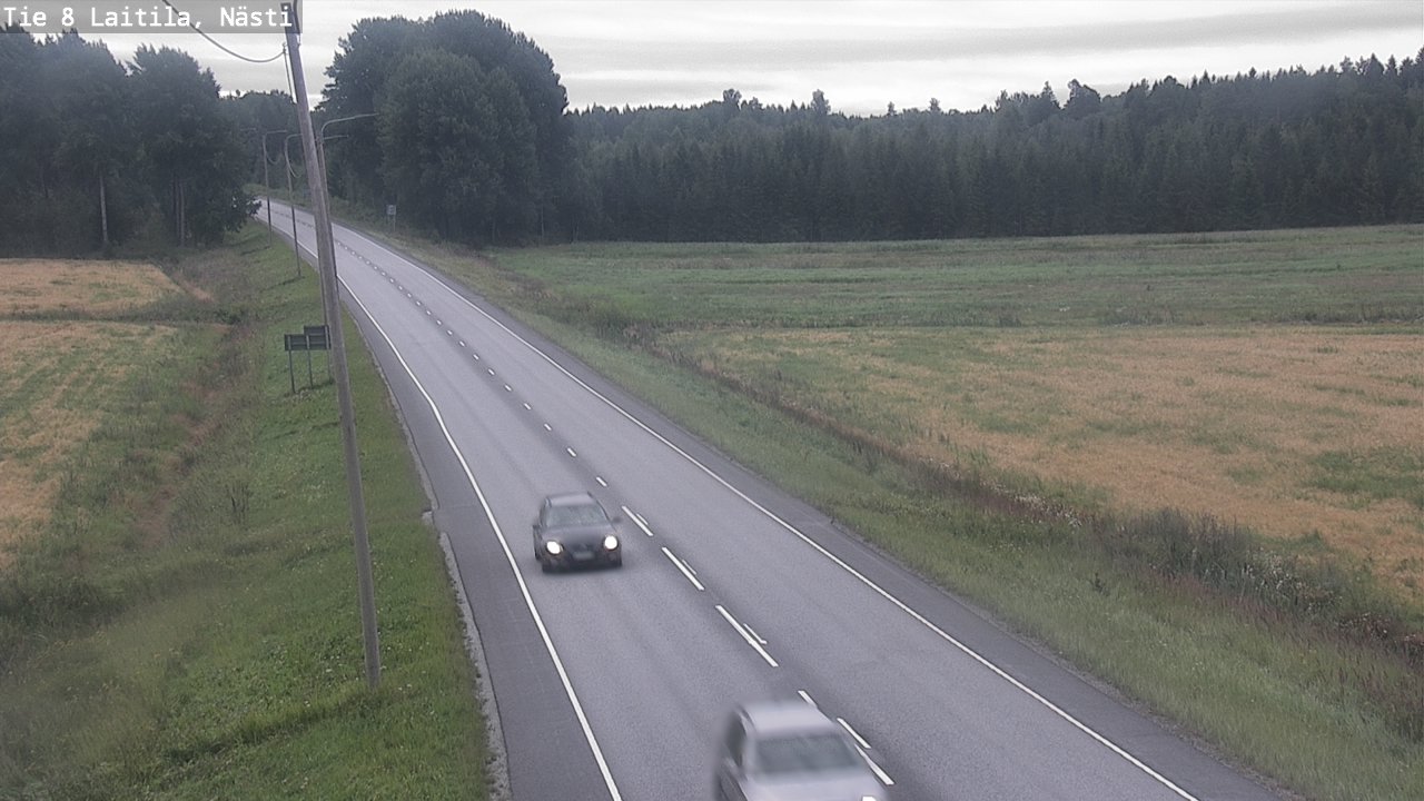 Weather Camera Image Väg 8  Letala, Nästi, Laitila, Varsinais-Suomi
