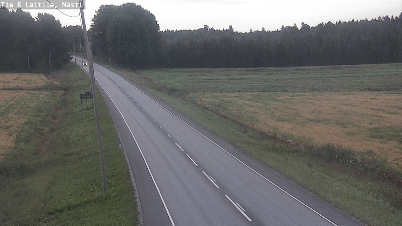 Weather Camera Image Väg 8  Letala, Nästi, Laitila, Varsinais-Suomi