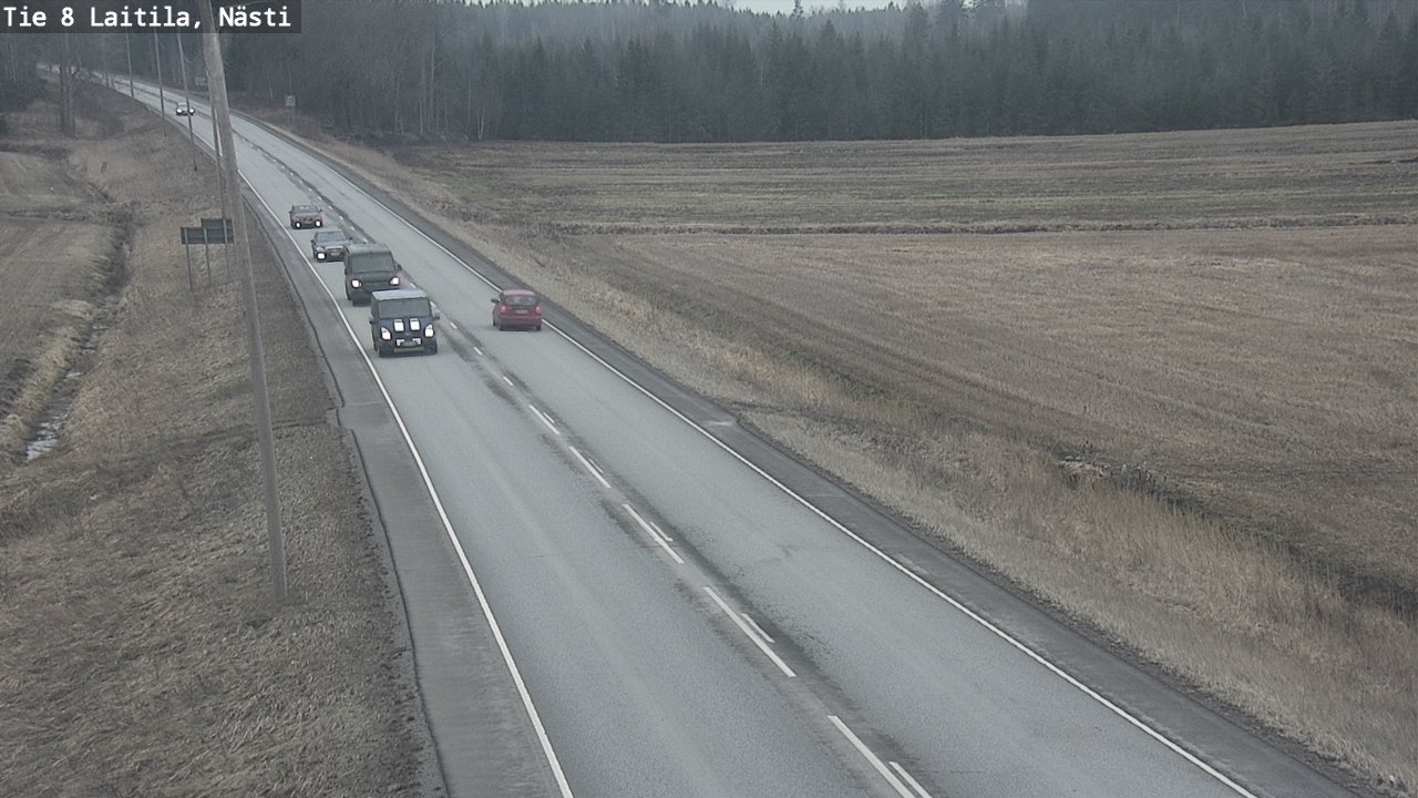 Weather Camera Image Road 8  Laitila, Nästi, Laitila, Varsinais-Suomi