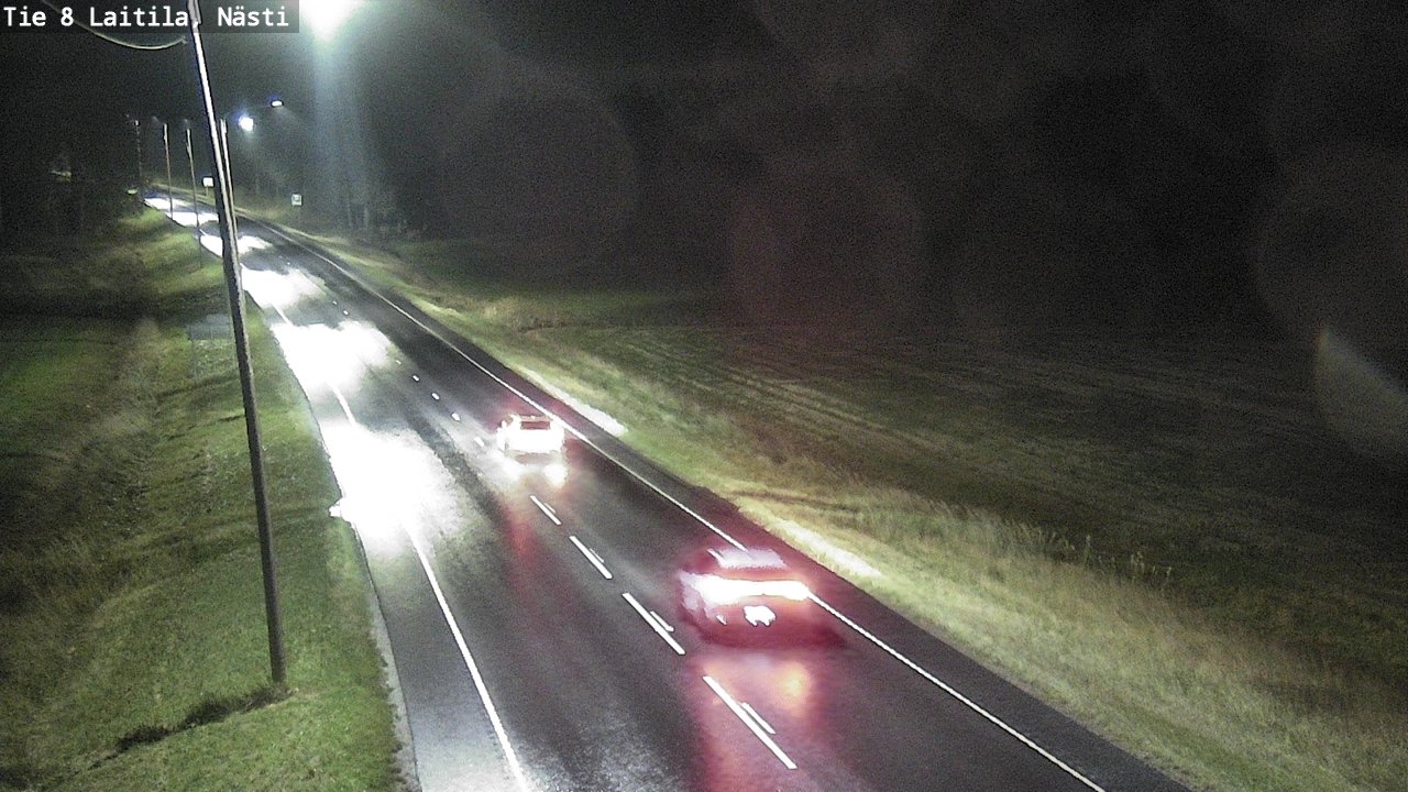 Weather Camera Image Väg 8  Letala, Nästi, Laitila, Varsinais-Suomi