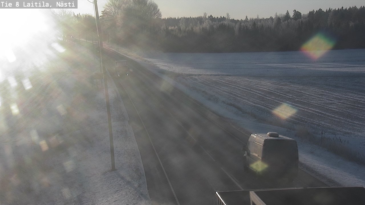 Weather Camera Image Road 8  Laitila, Nästi, Laitila, Varsinais-Suomi