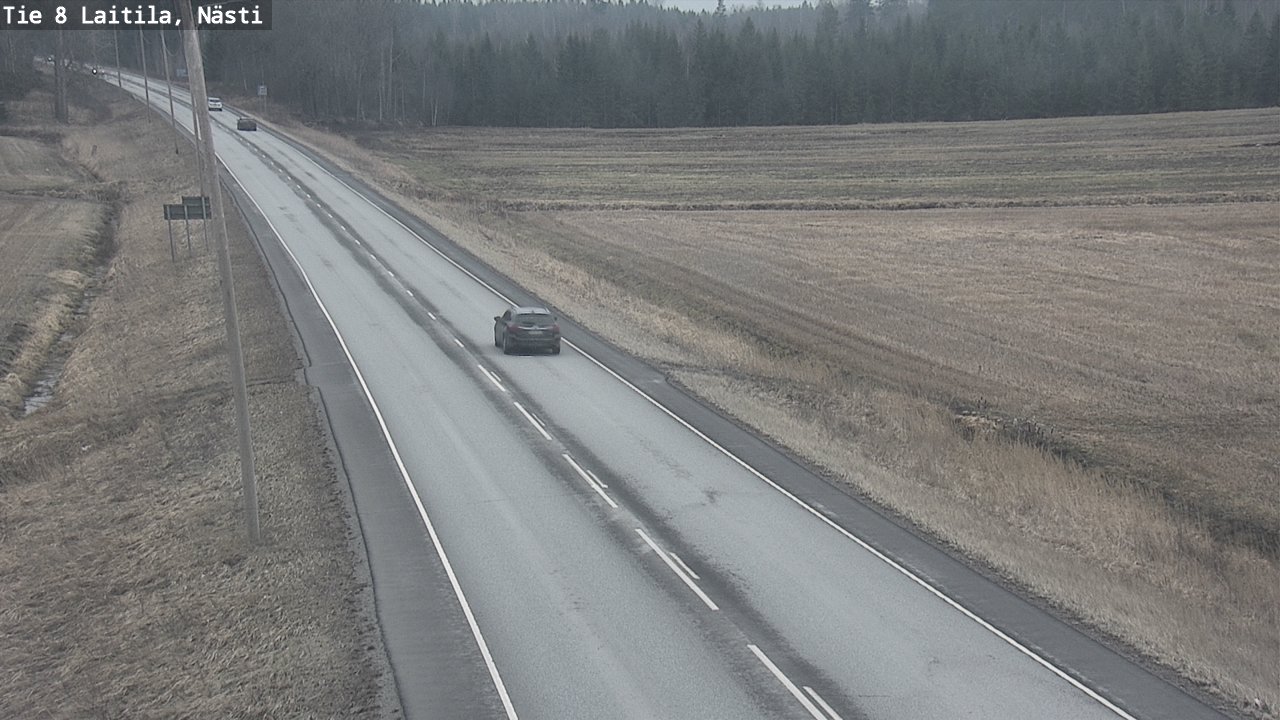 Weather Camera Image Road 8  Laitila, Nästi, Laitila, Varsinais-Suomi