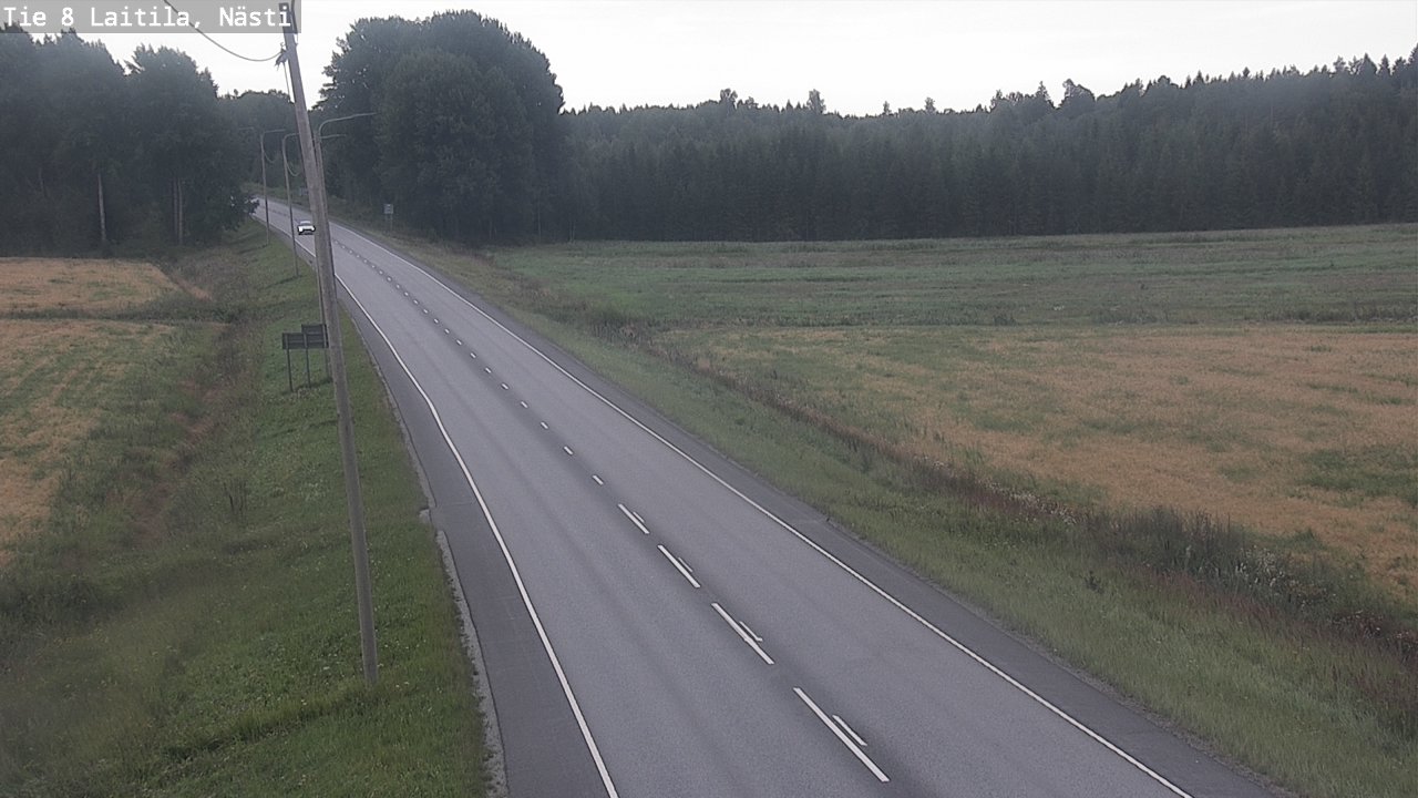 Weather Camera Image Väg 8  Letala, Nästi, Laitila, Varsinais-Suomi