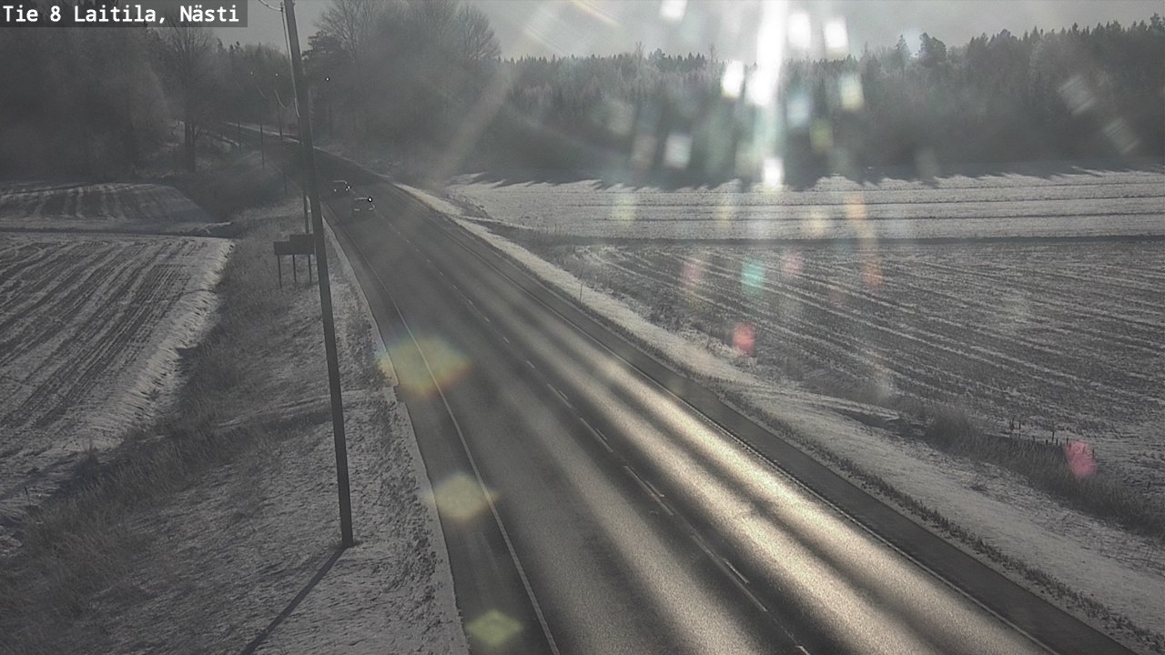 Weather Camera Image Road 8  Laitila, Nästi, Laitila, Varsinais-Suomi