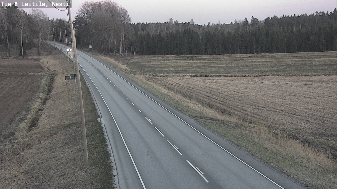 Weather Camera Image Road 8  Laitila, Nästi, Laitila, Varsinais-Suomi