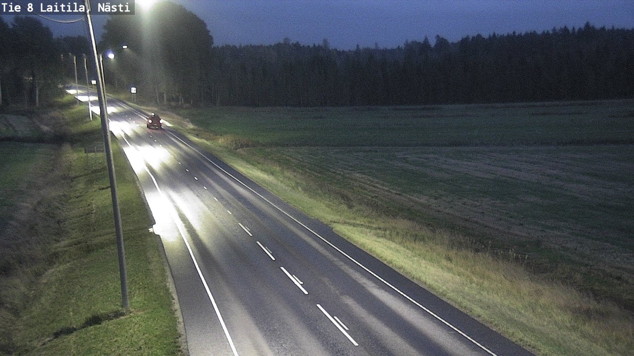 Weather Camera Image Väg 8  Letala, Nästi, Laitila, Varsinais-Suomi