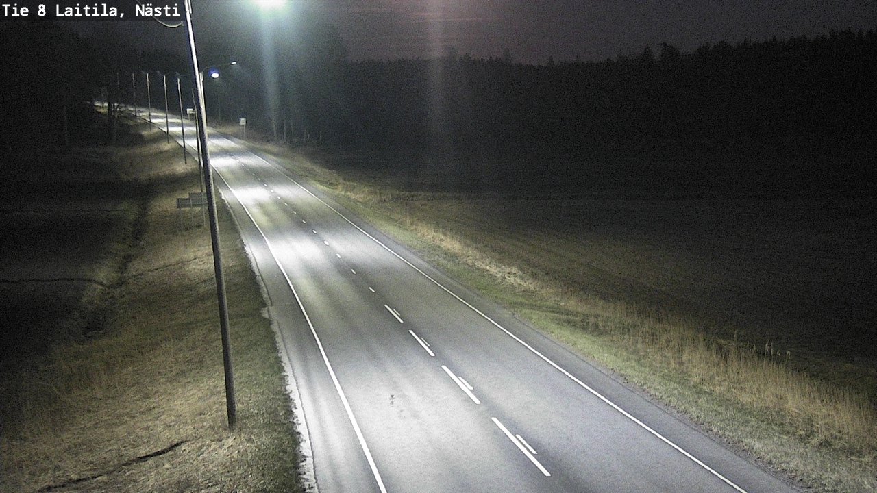 Weather Camera Image Väg 8  Letala, Nästi, Laitila, Varsinais-Suomi