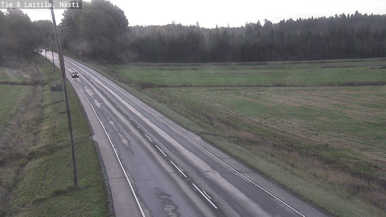 Weather Camera Image Väg 8  Letala, Nästi, Laitila, Varsinais-Suomi