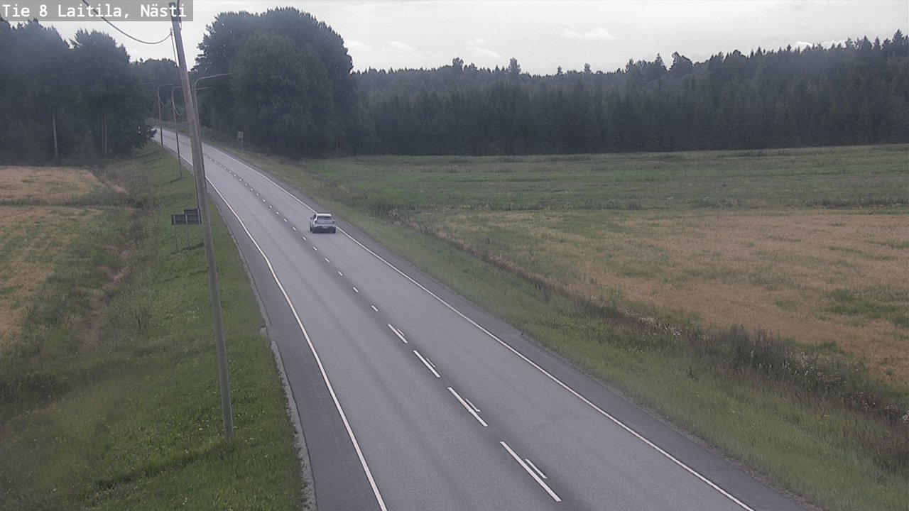 Weather Camera Image Väg 8  Letala, Nästi, Laitila, Varsinais-Suomi
