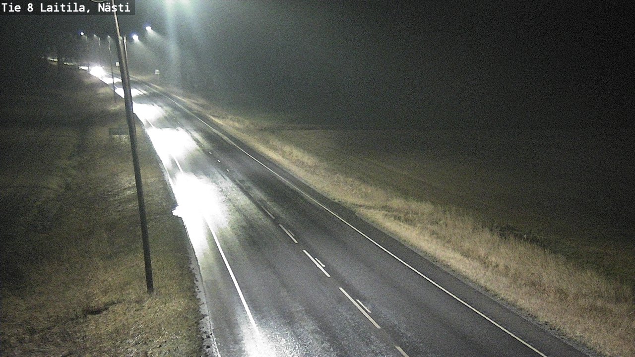 Weather Camera Image Road 8 Laitila, Nästi, Laitila, Varsinais-Suomi