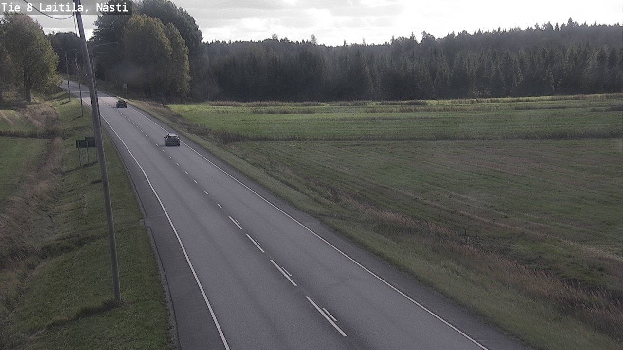 Weather Camera Image Road 8  Laitila, Nästi, Laitila, Varsinais-Suomi