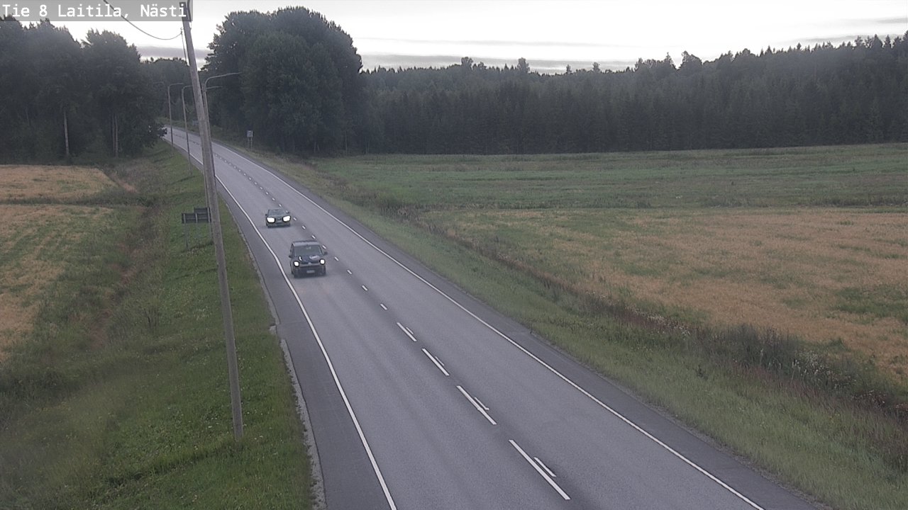 Weather Camera Image Väg 8  Letala, Nästi, Laitila, Varsinais-Suomi