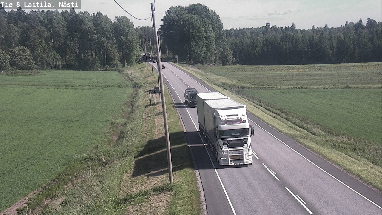 Weather Camera Image Road 8  Laitila, Nästi, Laitila, Varsinais-Suomi