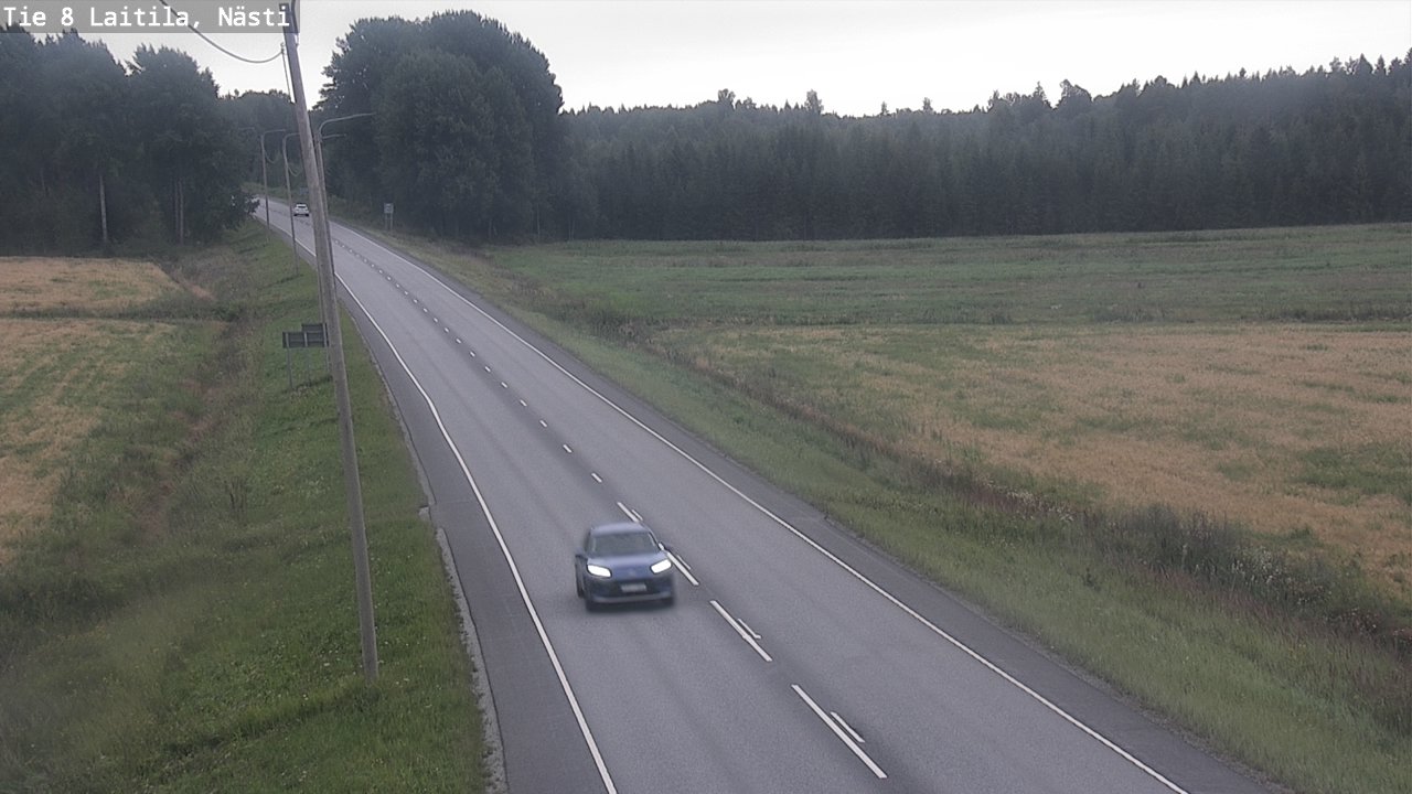 Weather Camera Image Väg 8  Letala, Nästi, Laitila, Varsinais-Suomi