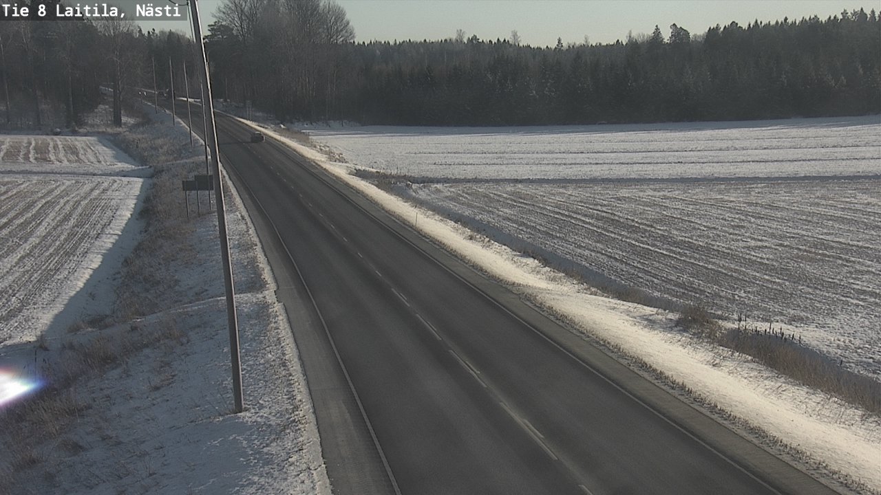 Weather Camera Image Road 8  Laitila, Nästi, Laitila, Varsinais-Suomi