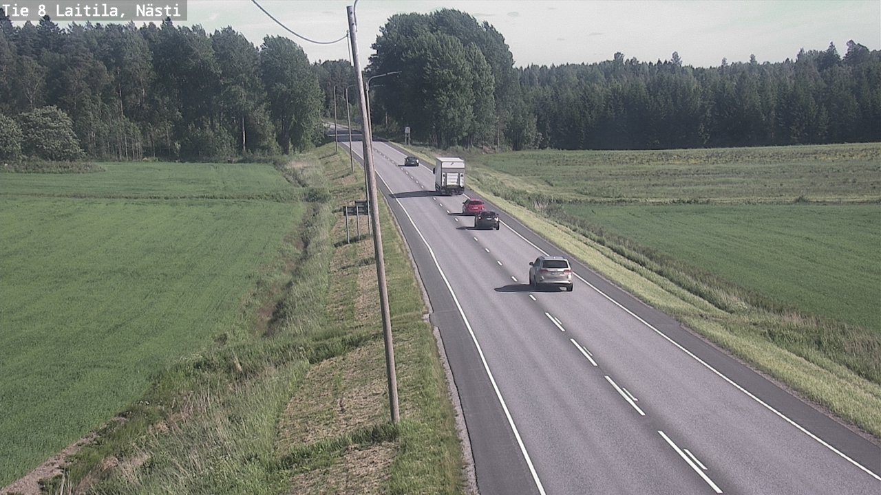 Weather Camera Image Road 8  Laitila, Nästi, Laitila, Varsinais-Suomi