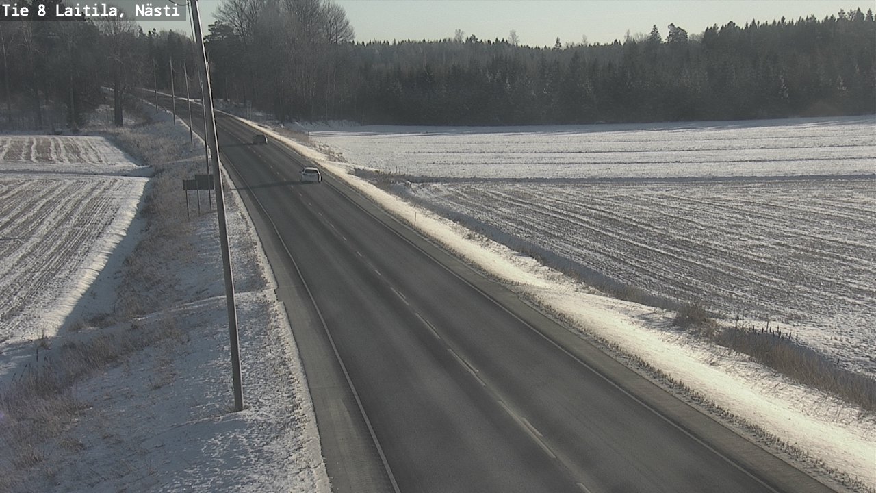 Weather Camera Image Road 8  Laitila, Nästi, Laitila, Varsinais-Suomi