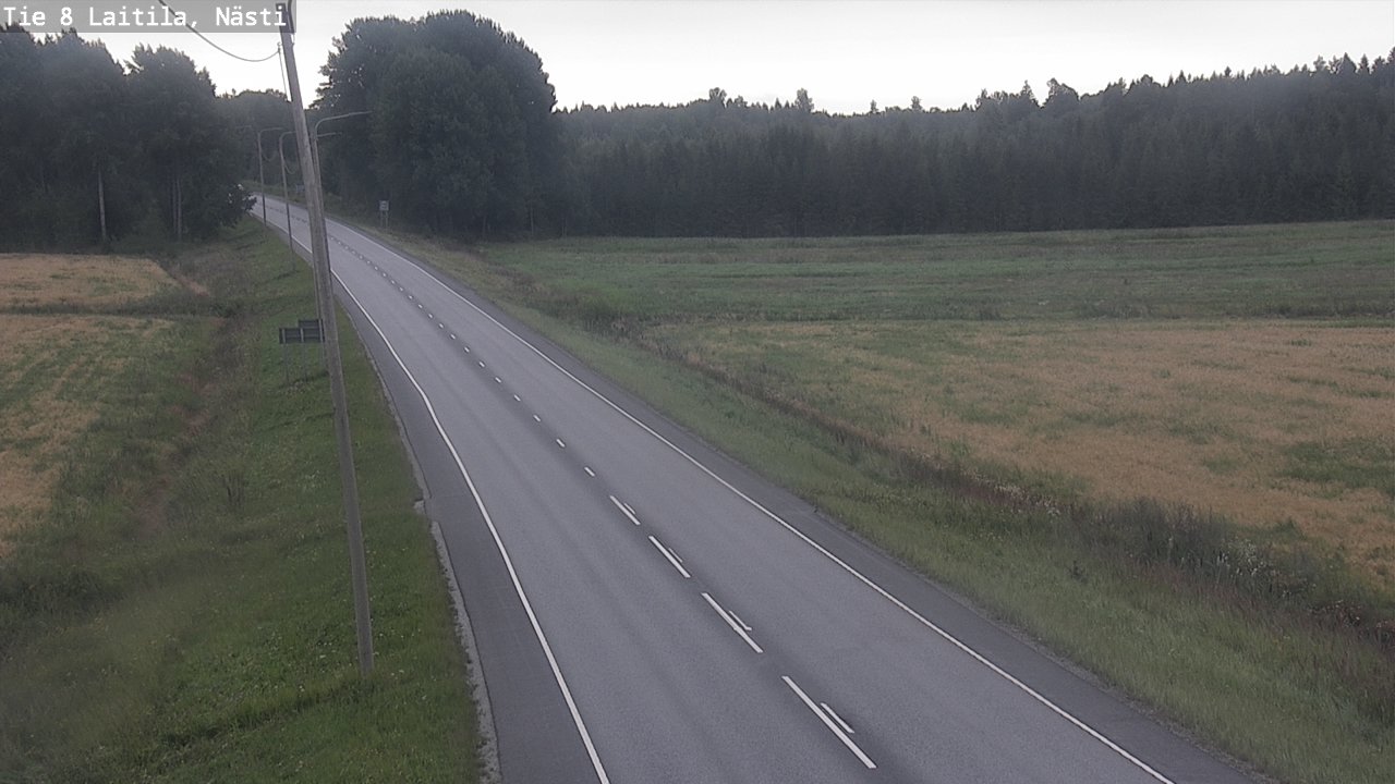 Weather Camera Image Väg 8  Letala, Nästi, Laitila, Varsinais-Suomi