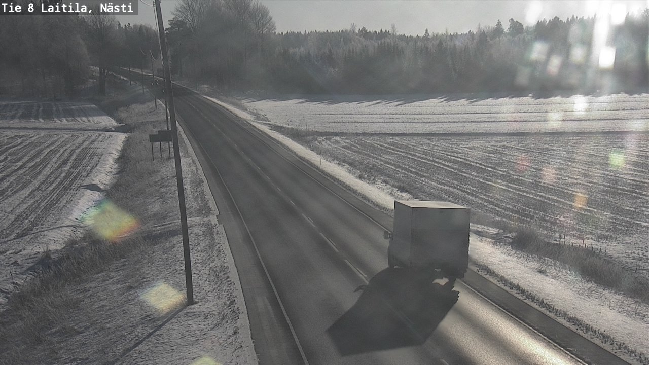 Weather Camera Image Road 8  Laitila, Nästi, Laitila, Varsinais-Suomi