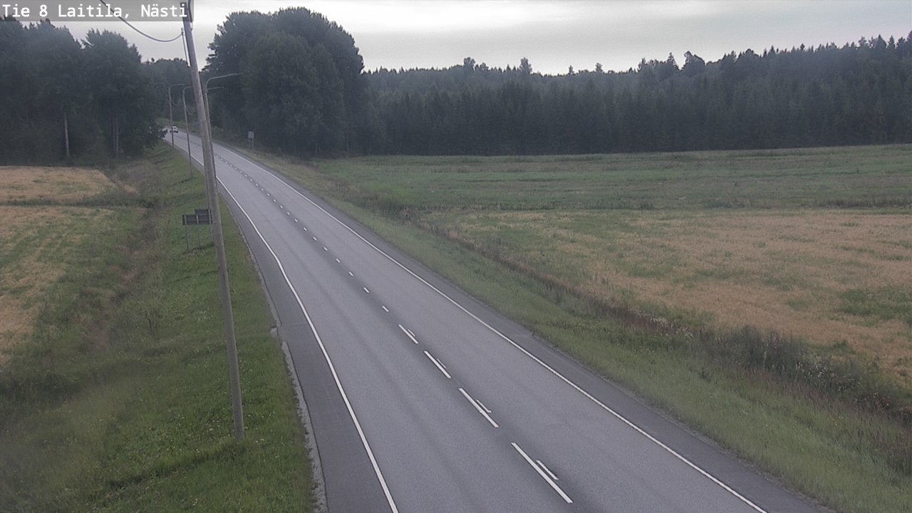 Weather Camera Image Väg 8  Letala, Nästi, Laitila, Varsinais-Suomi