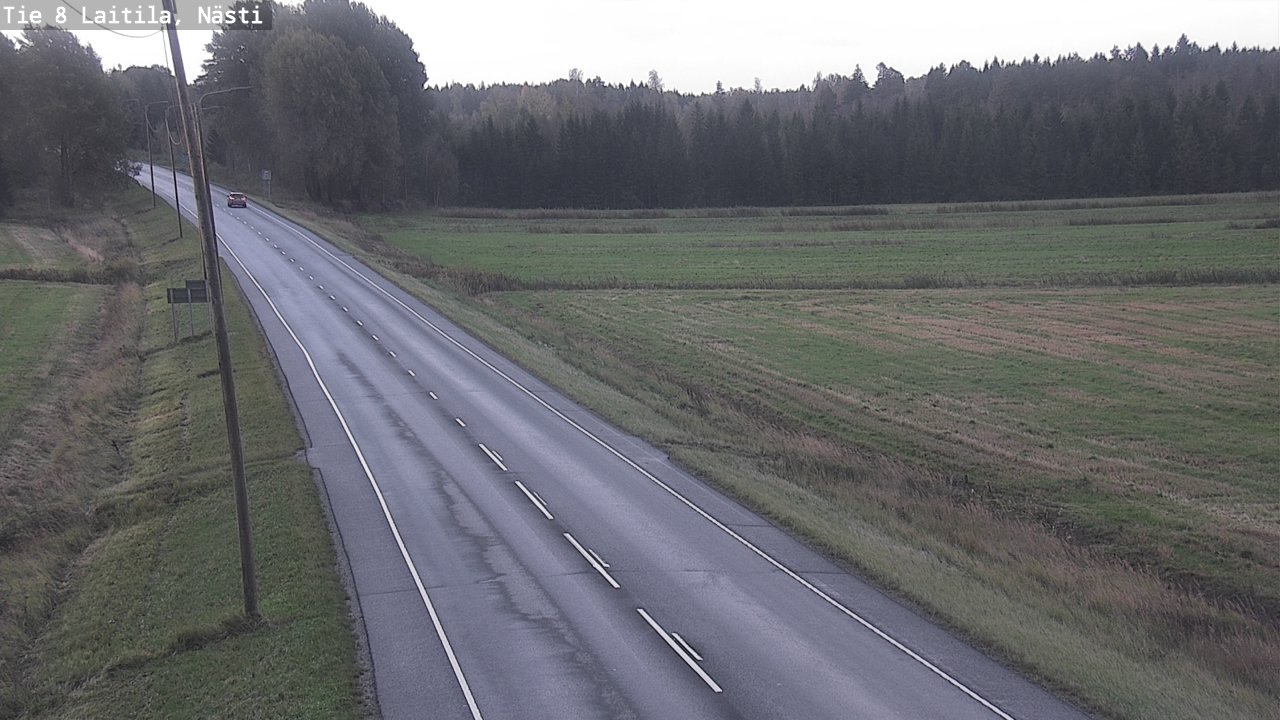 Weather Camera Image Väg 8  Letala, Nästi, Laitila, Varsinais-Suomi
