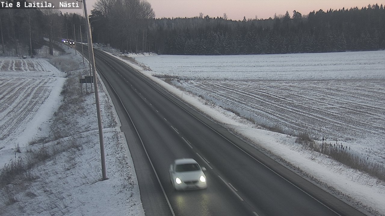 Weather Camera Image Road 8  Laitila, Nästi, Laitila, Varsinais-Suomi