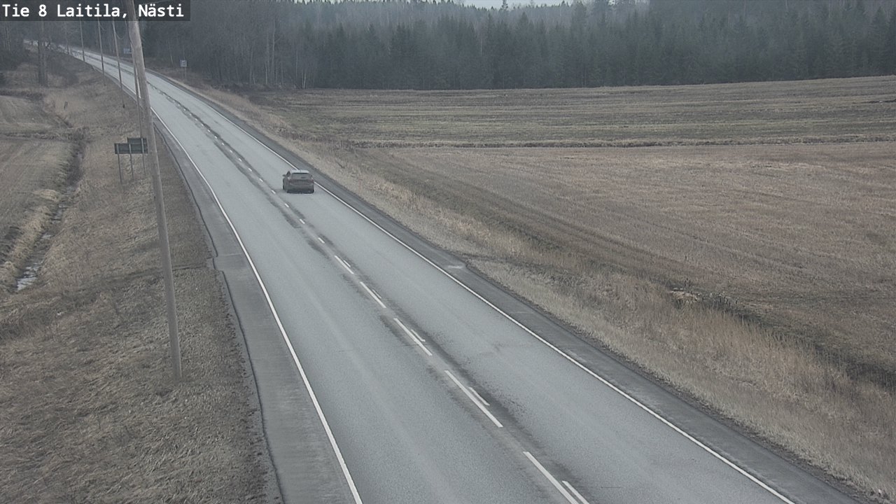 Weather Camera Image Road 8  Laitila, Nästi, Laitila, Varsinais-Suomi