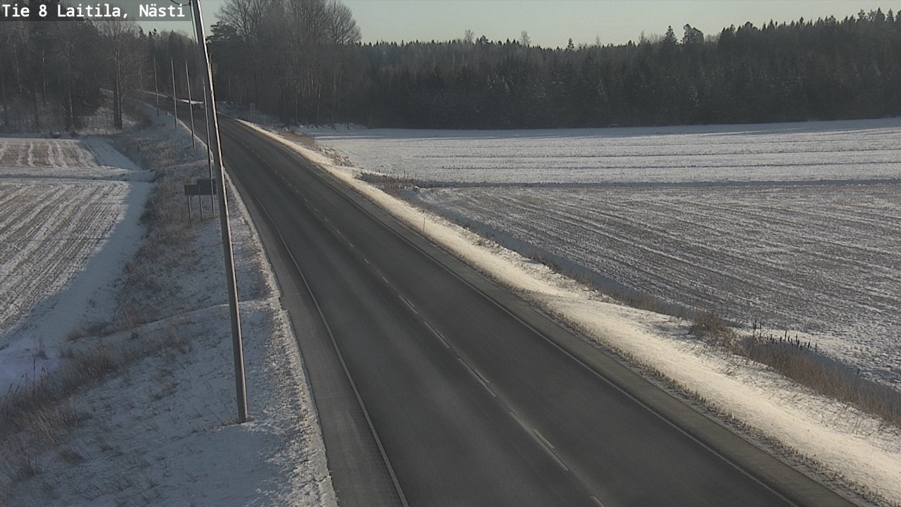 Weather Camera Image Road 8  Laitila, Nästi, Laitila, Varsinais-Suomi