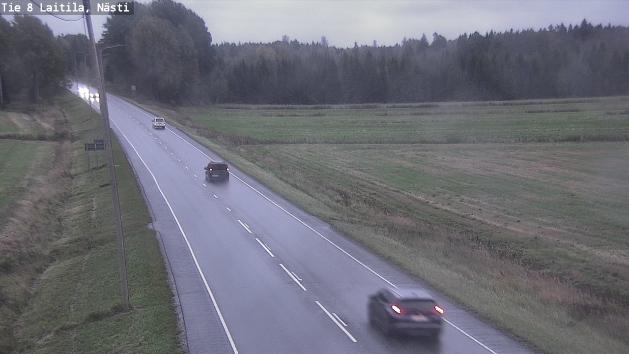 Weather Camera Image Väg 8  Letala, Nästi, Laitila, Varsinais-Suomi