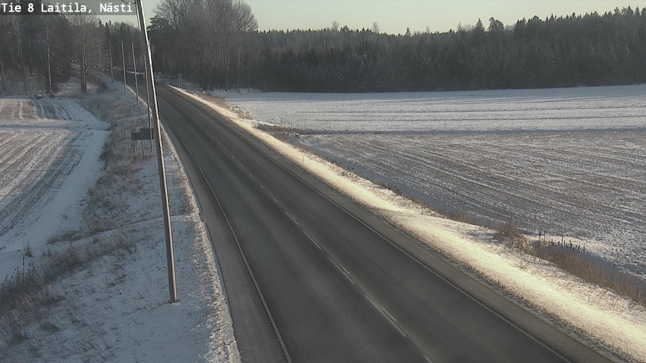 Weather Camera Image Road 8  Laitila, Nästi, Laitila, Varsinais-Suomi
