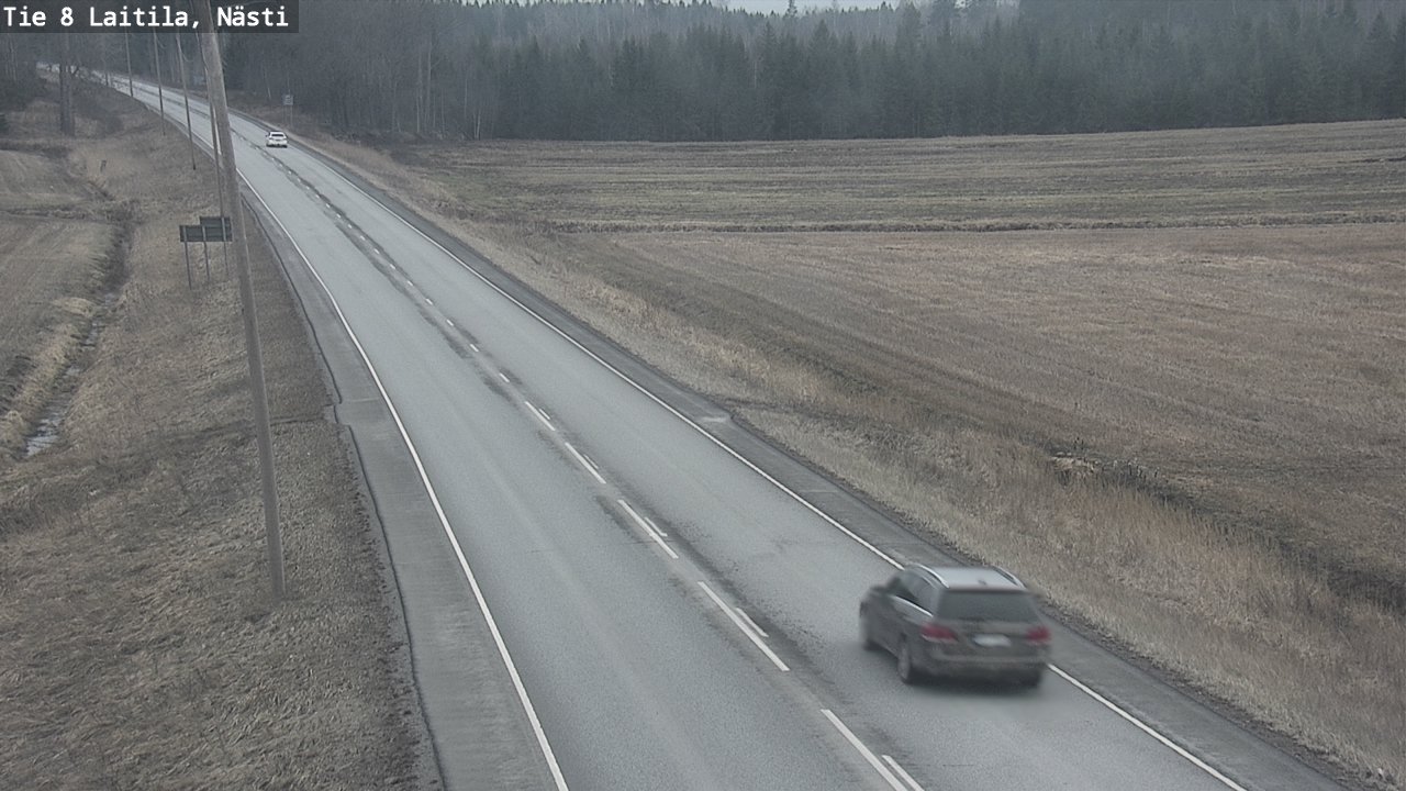 Weather Camera Image Road 8  Laitila, Nästi, Laitila, Varsinais-Suomi