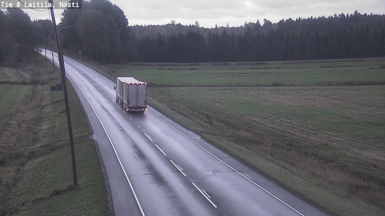 Weather Camera Image Väg 8  Letala, Nästi, Laitila, Varsinais-Suomi