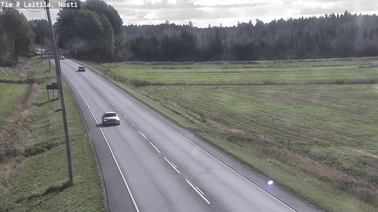 Weather Camera Image Road 8  Laitila, Nästi, Laitila, Varsinais-Suomi