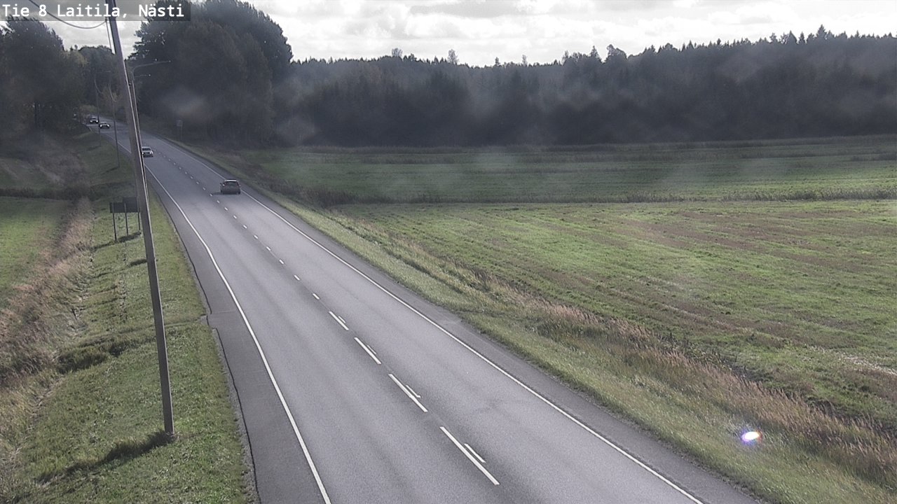 Weather Camera Image Road 8  Laitila, Nästi, Laitila, Varsinais-Suomi