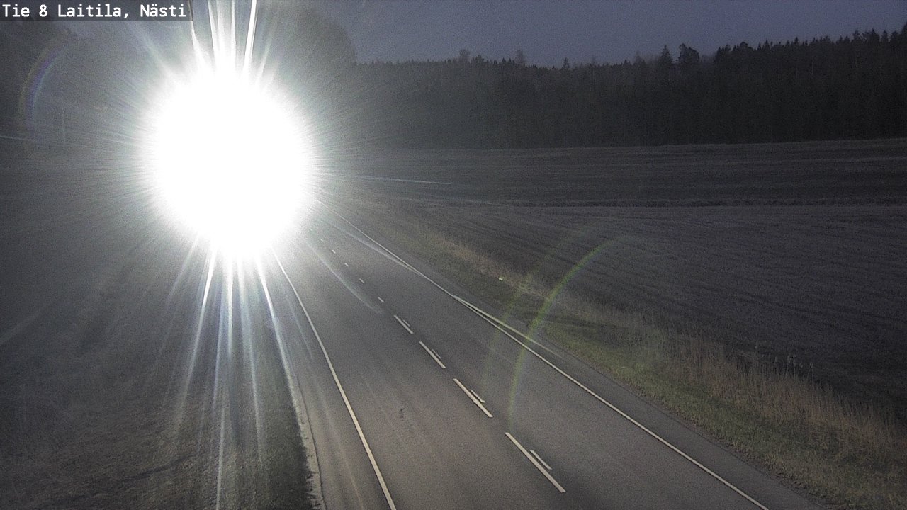 Weather Camera Image Road 8  Laitila, Nästi, Laitila, Varsinais-Suomi