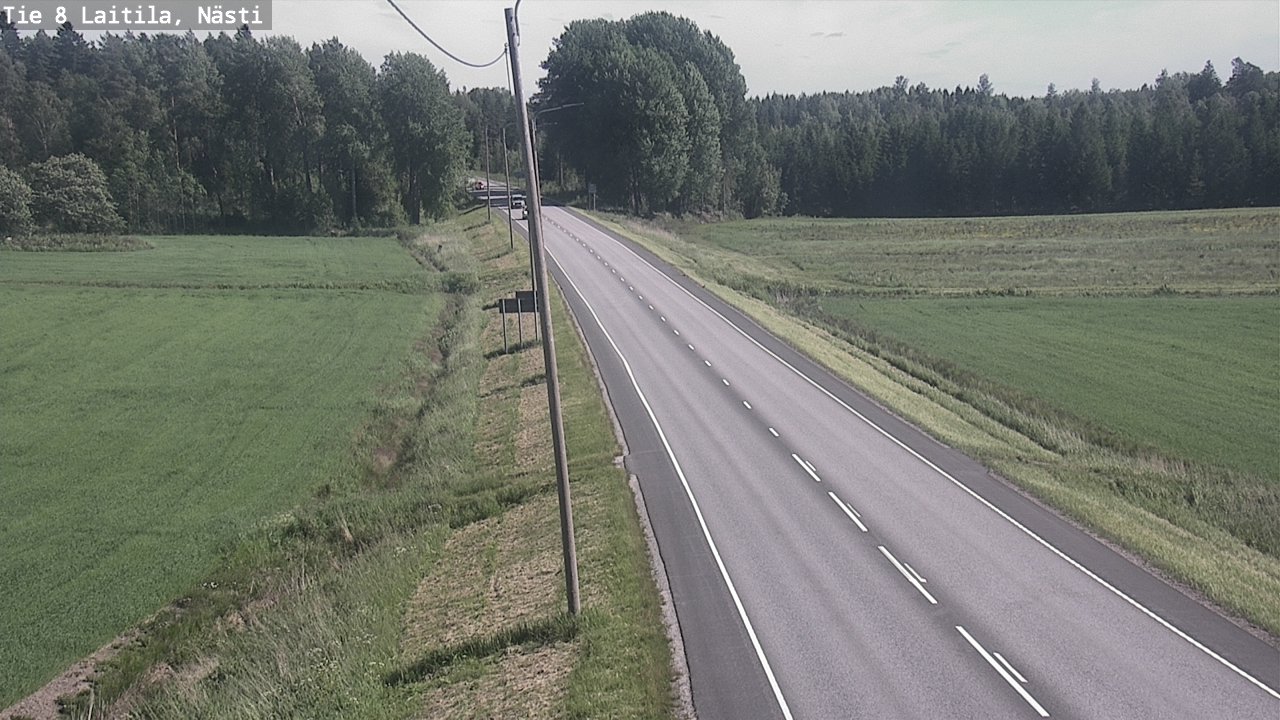 Weather Camera Image Road 8  Laitila, Nästi, Laitila, Varsinais-Suomi