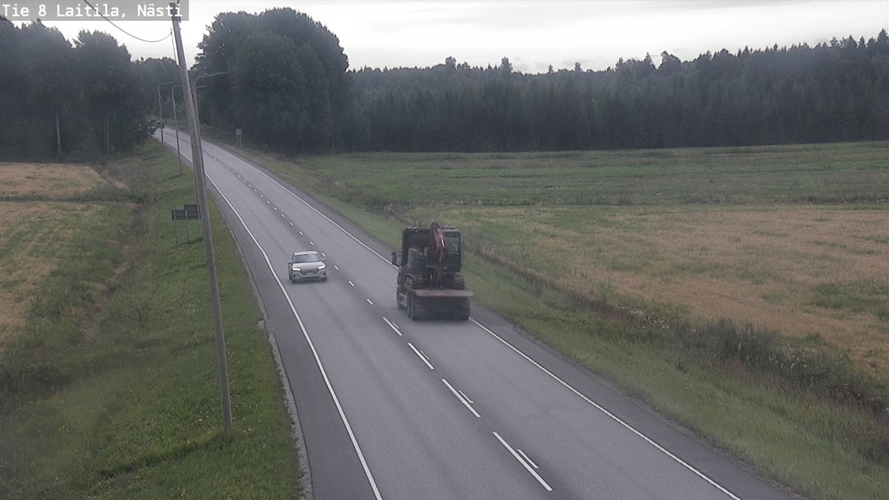 Weather Camera Image Väg 8  Letala, Nästi, Laitila, Varsinais-Suomi