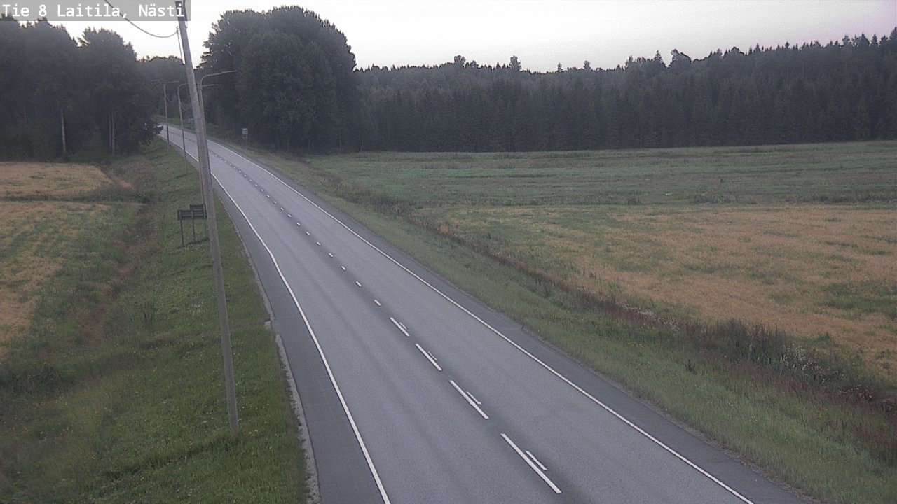 Weather Camera Image Väg 8  Letala, Nästi, Laitila, Varsinais-Suomi