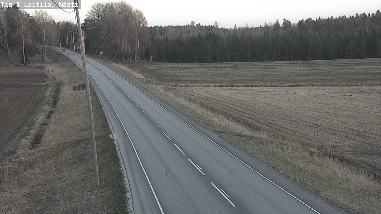 Weather Camera Image Road 8  Laitila, Nästi, Laitila, Varsinais-Suomi