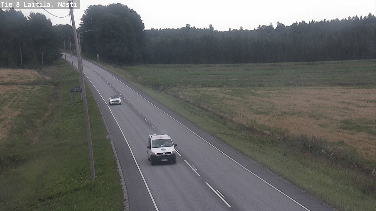 Weather Camera Image Road 8  Laitila, Nästi, Laitila, Varsinais-Suomi