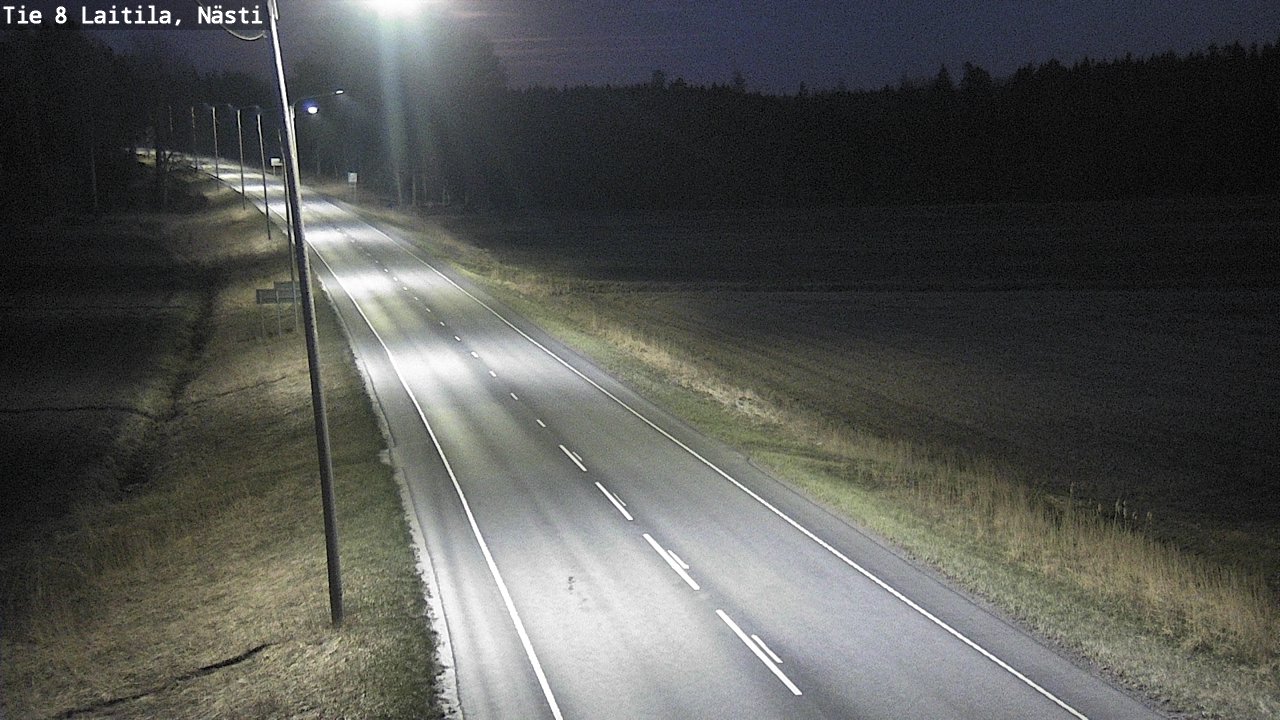 Weather Camera Image Väg 8  Letala, Nästi, Laitila, Varsinais-Suomi