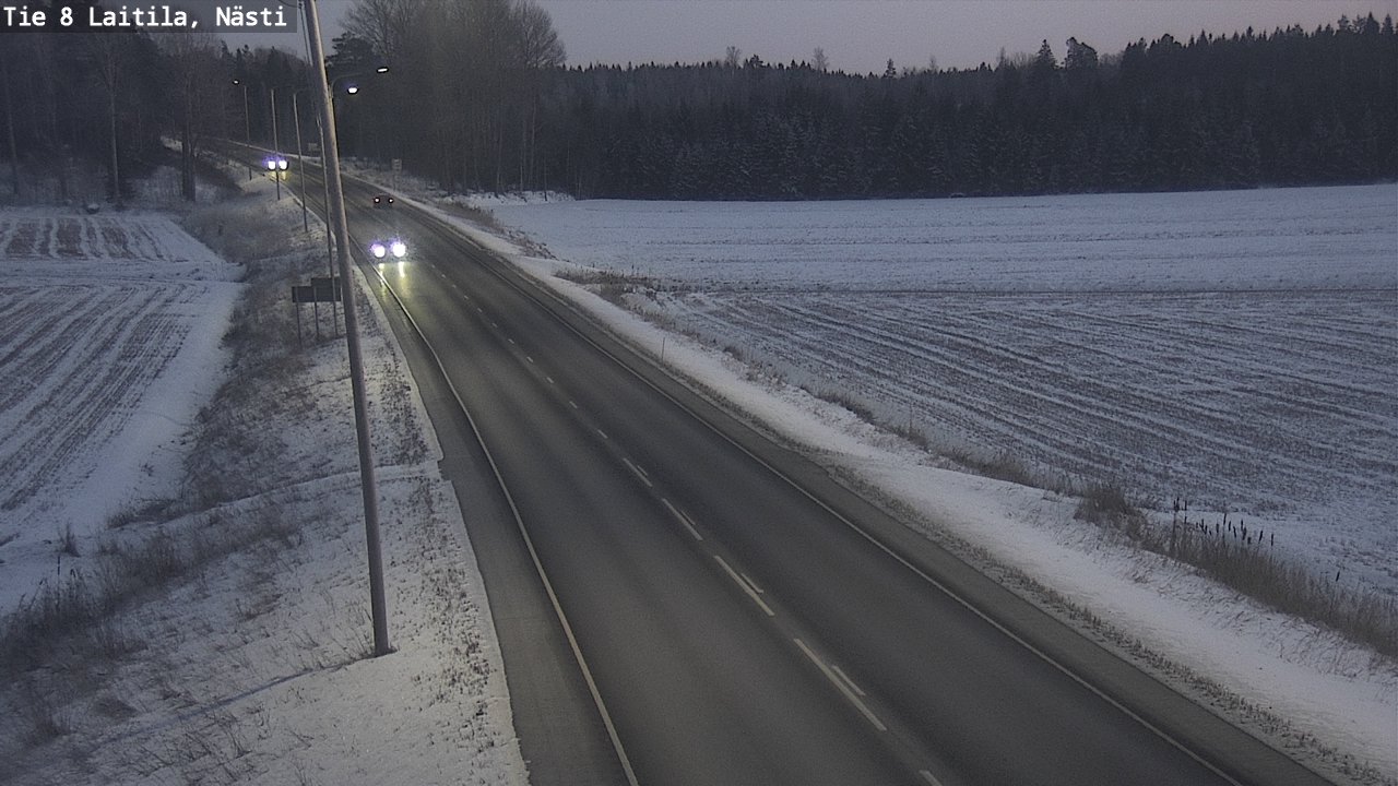 Weather Camera Image Road 8  Laitila, Nästi, Laitila, Varsinais-Suomi